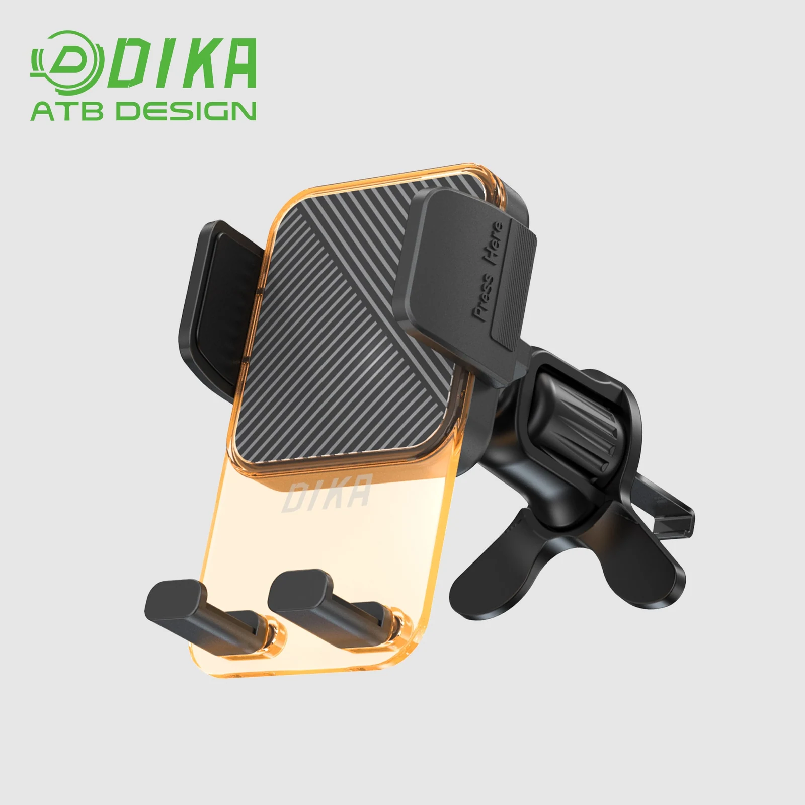 Transparent mobile phone clamp DHC001