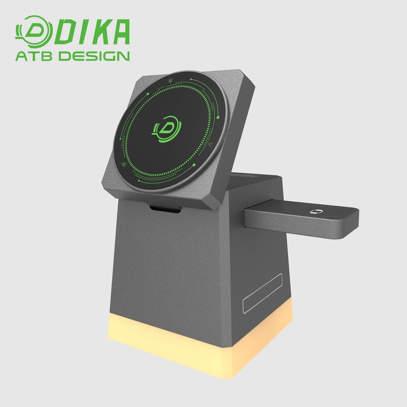 Three in one wireless charging stand DHW802